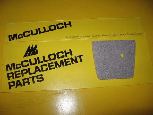 Mcculloch chainsaw air - chainsaw,